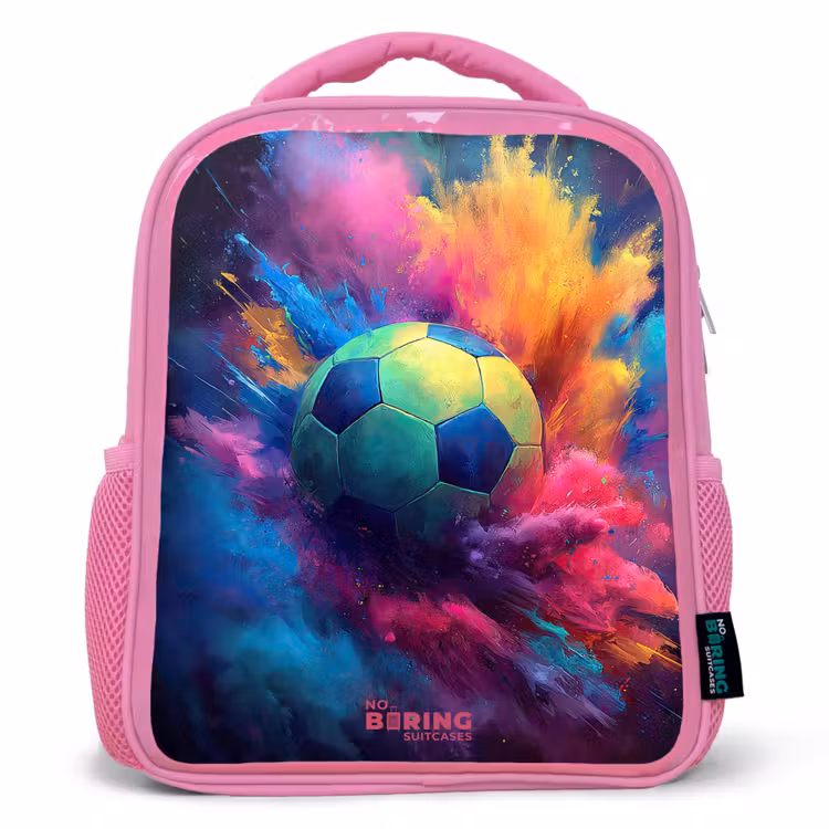 Sac à dos enfant - Rose - Néon - Boule - Colorée — 1