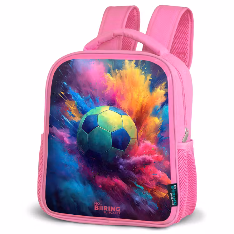 Sac à dos enfant - Rose - Néon - Boule - Colorée — 4