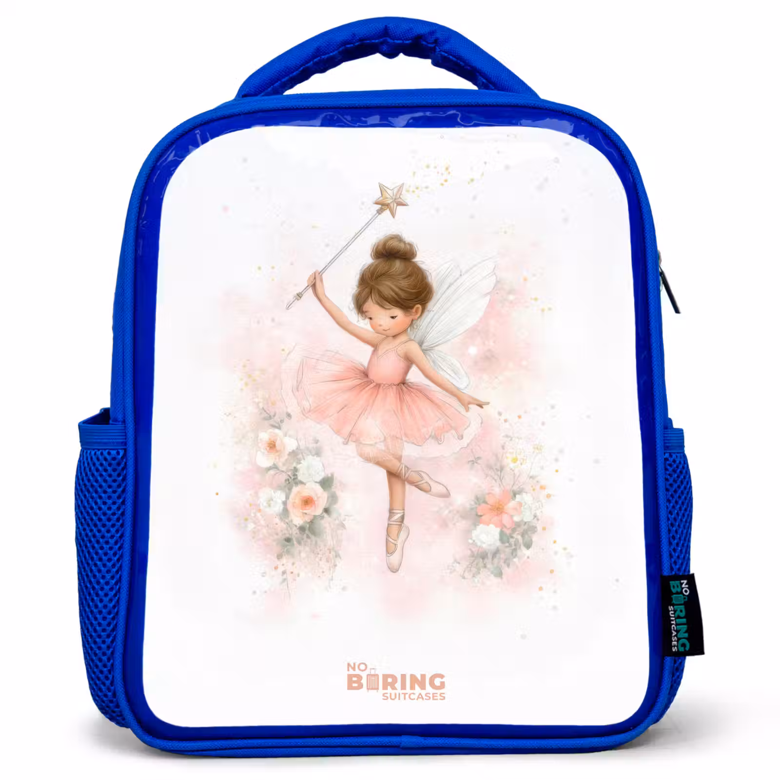 Sac à dos enfant - Bleu - Fée ballerine en rose — 1