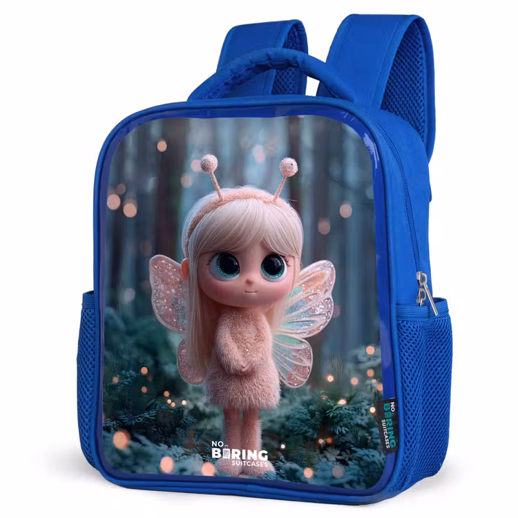 Sac à dos enfant - Bleu - Fée - Forêt - Paillettes — 7