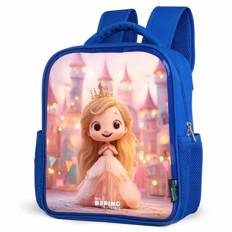 Sac à dos enfant - Bleu - Princesse - Rose - Château — 7