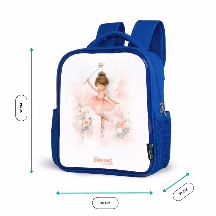 Sac à dos enfant - Bleu - Fée ballerine en rose — 6