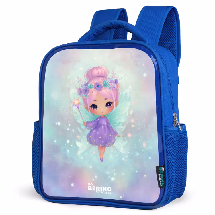 Sac à dos enfant - Bleu - Fée des fleurs en pastel brillant — 7