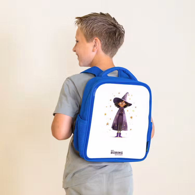 Sac à dos enfant - Bleu - La cape violette du sorcier — 2