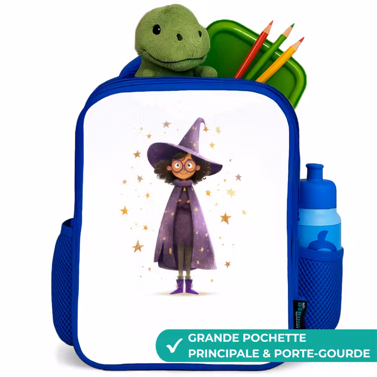 Sac à dos enfant - Bleu - La cape violette du sorcier — 5