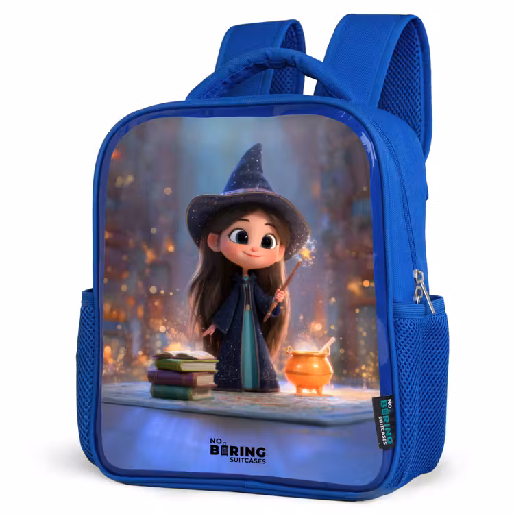 Sac à dos enfant - Bleu - Petite enchanteresse dans la bibliothèque — 7