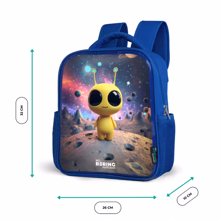 Sac à dos enfant - Bleu - Joyeux petit extraterrestre — 6