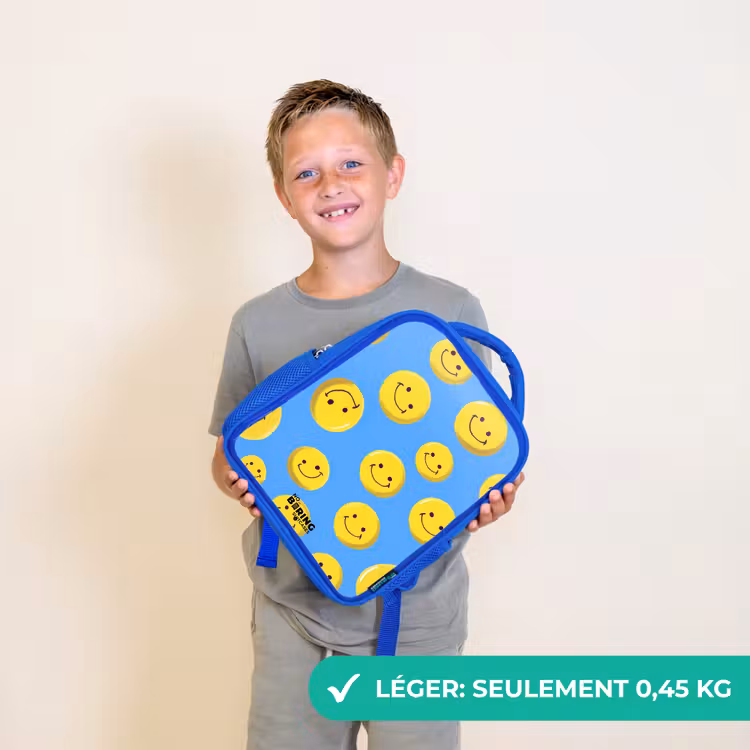 Sac à dos enfant - Bleu - Joyeuse pluie souriante — 3