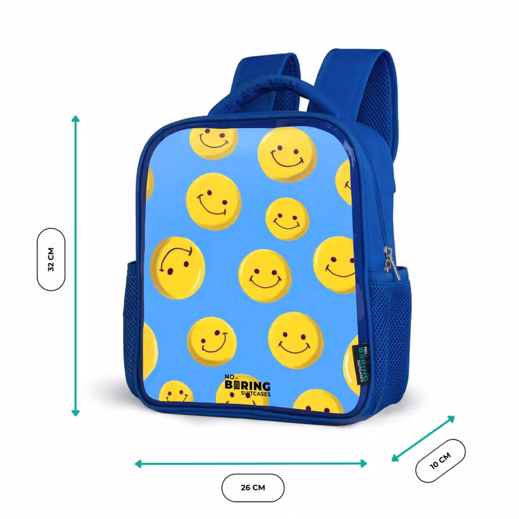 Sac à dos enfant - Bleu - Joyeuse pluie souriante — 6
