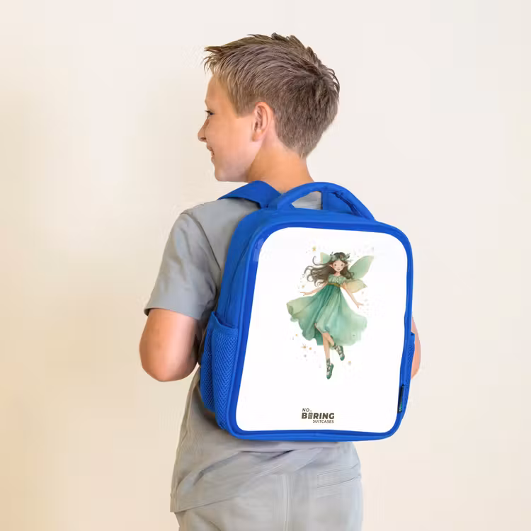 Sac à dos enfant - Bleu - Elfe vert flottant — 2