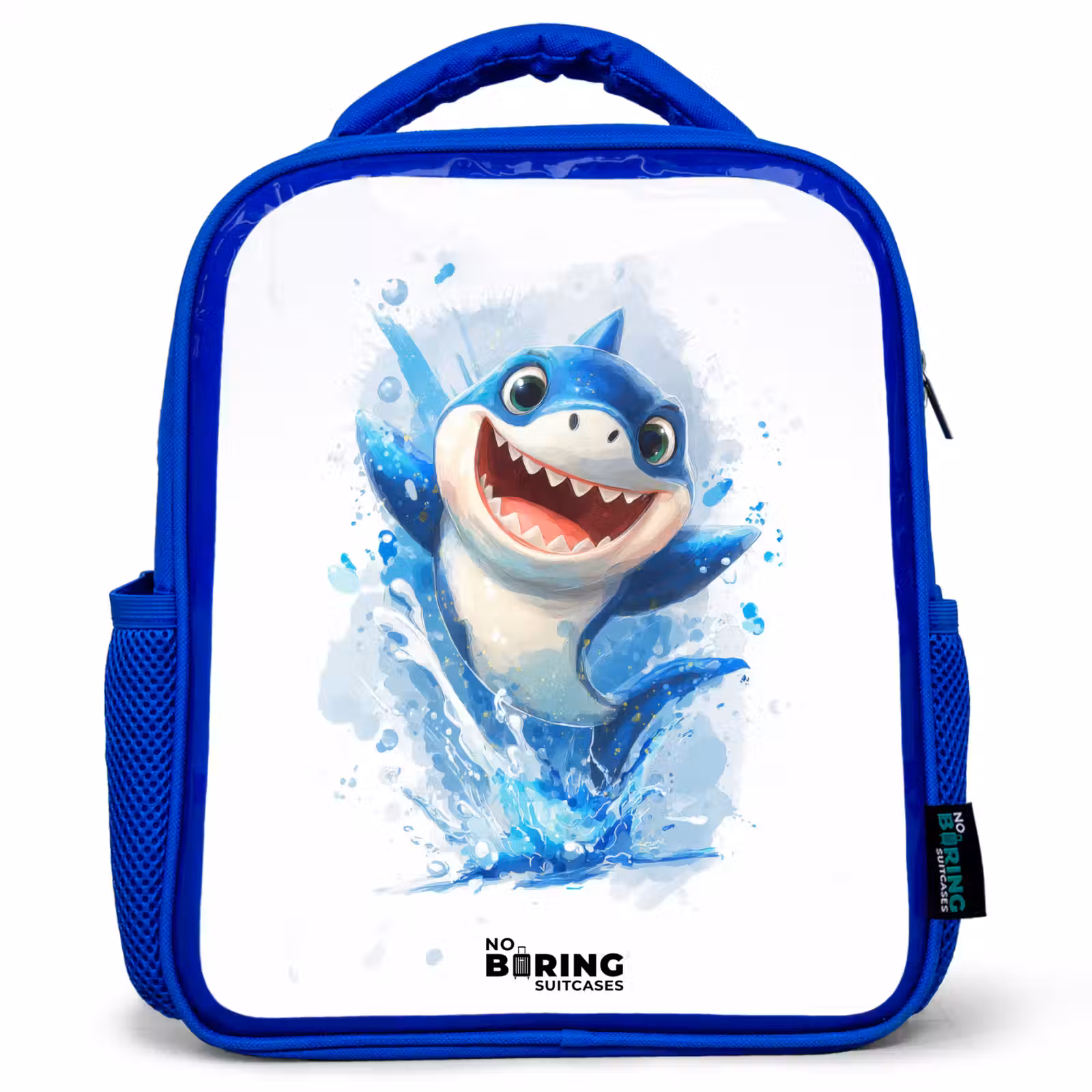 Sac à dos enfant - Bleu - Requin - Dents - Eau — 1