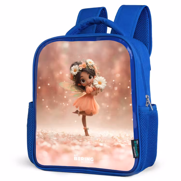 Sac à dos enfant - Bleu - Fée avec marguerites — 7