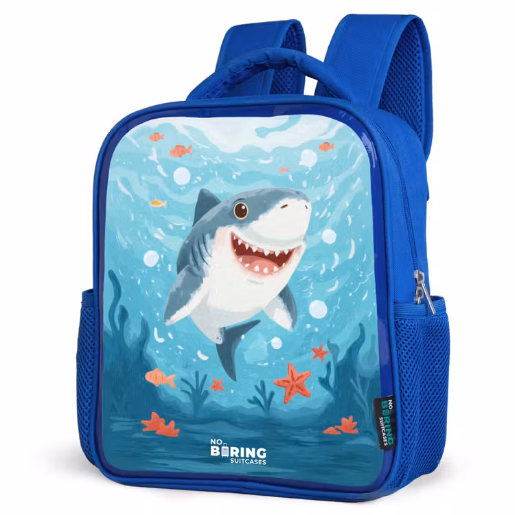 Sac à dos enfant - Bleu - Requin - Eau - Mer — 7