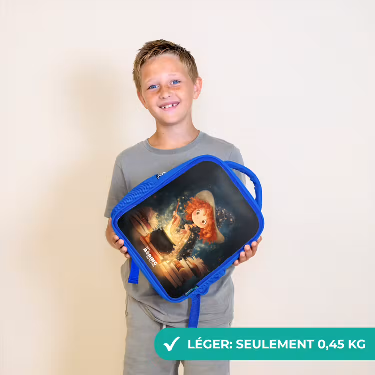 Sac à dos enfant - Bleu - Sorcière avec potion étincelante — 3
