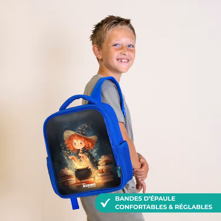 Sac à dos enfant - Bleu - Sorcière avec potion étincelante — 4