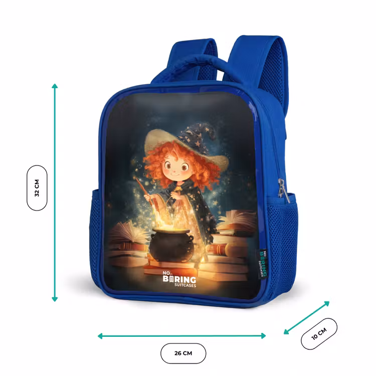 Sac à dos enfant - Bleu - Sorcière avec potion étincelante — 6
