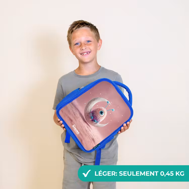 Sac à dos enfant - Bleu - Fauteuil à bascule avec Fluffy Weasel — 3