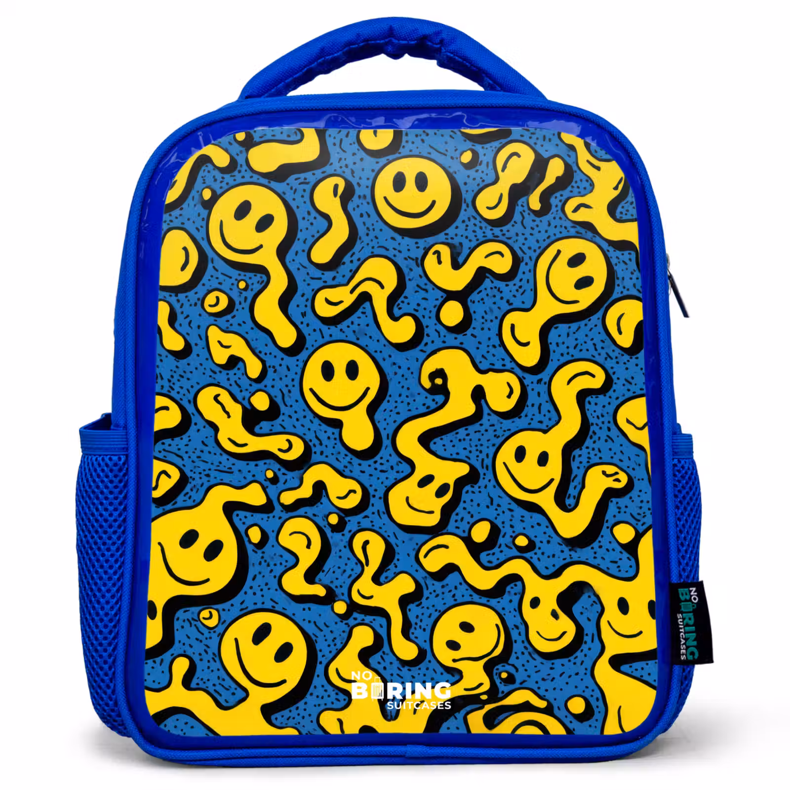 Sac à dos enfant - Bleu - Smiley - Bleu - Jaune — 1