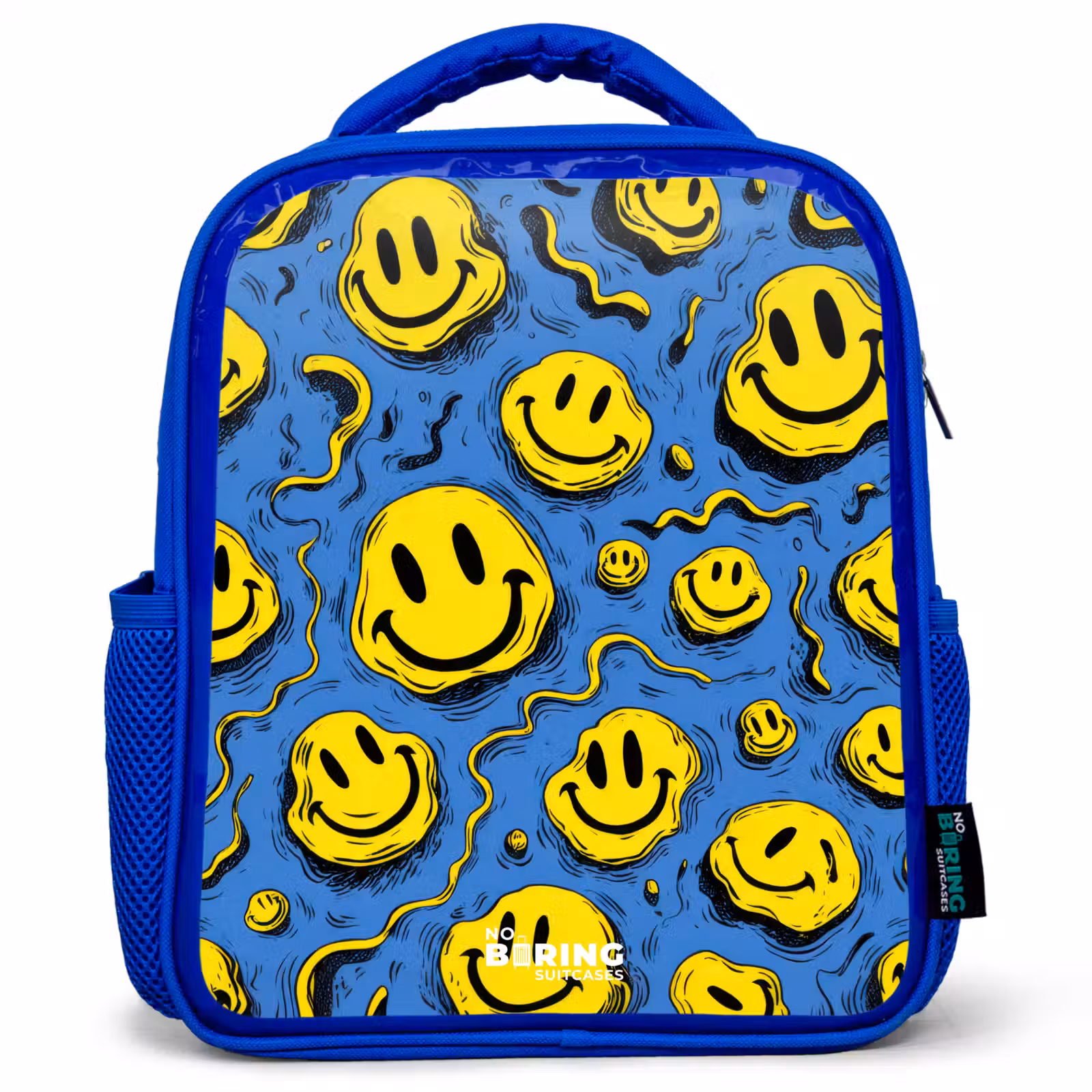 Sac à dos enfant - Bleu - Smiley - Jaune - Bleu — 1