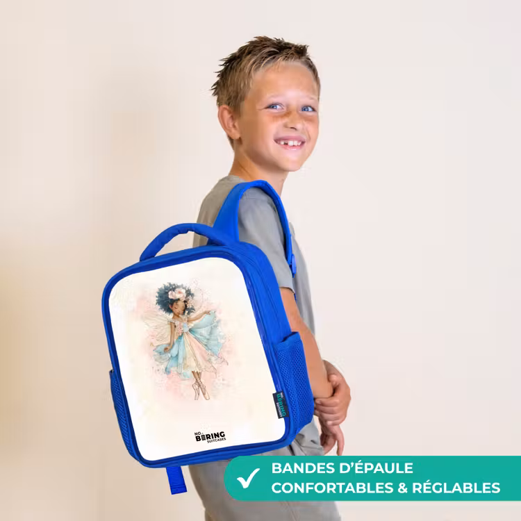 Sac à dos enfant - Bleu - Elfe - Ballet - Coloré — 4