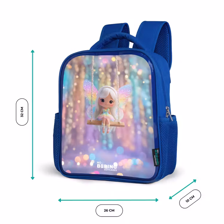 Sac à dos enfant - Bleu - Fée - Elfe - Arc-en-ciel — 6