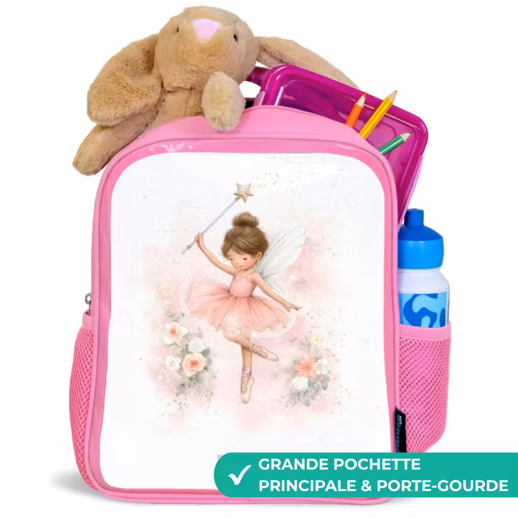 Sac à dos enfant - Rose - Ballerina fee in roze — 2
