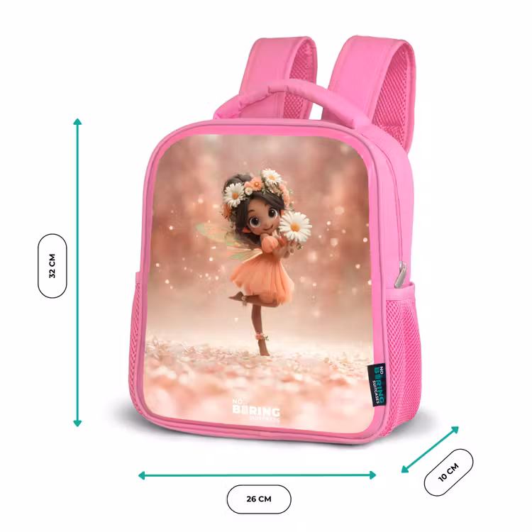 Sac à dos enfant - Rose - Fee met madeliefjes — 3