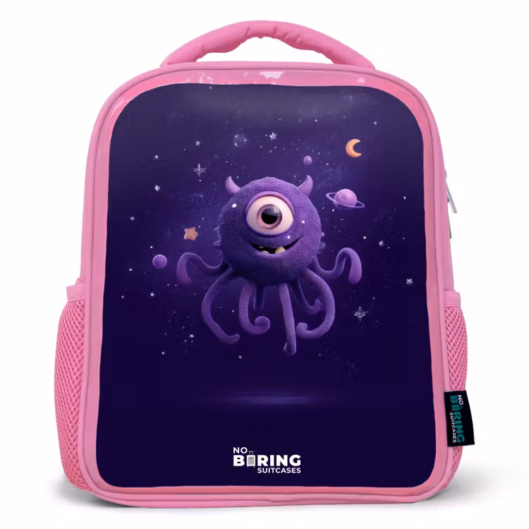Sac à dos enfant - Rose - Kosmisch tentakelmonster — 1