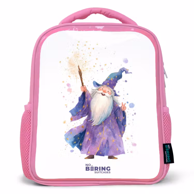Sac à dos enfant - Rose - Oude tovenaar met staf — 1