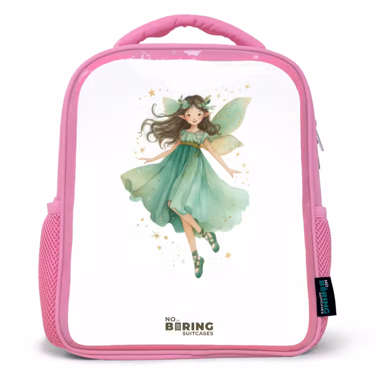 Sac à dos enfant - Rose - Zwevende groene elf — 1