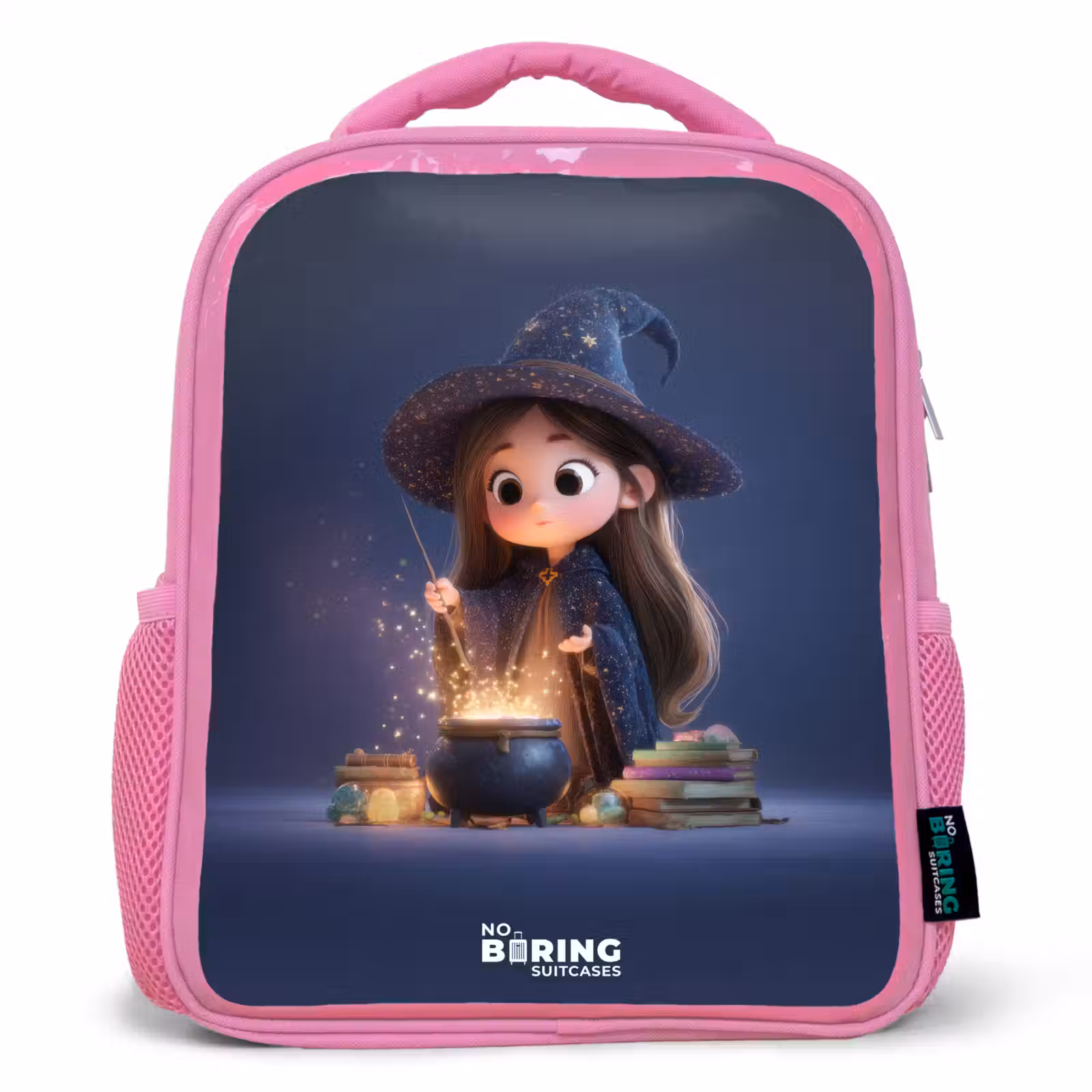 Sac à dos enfant - Rose - Betoverend meisje met ketel — 1