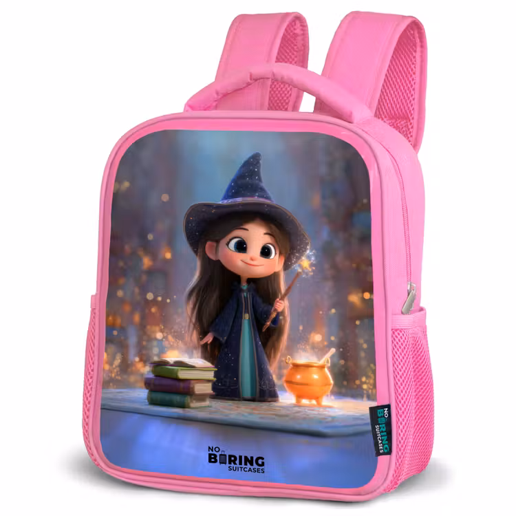 Sac à dos enfant - Rose - Kleine tovernares in bibliotheek — 4