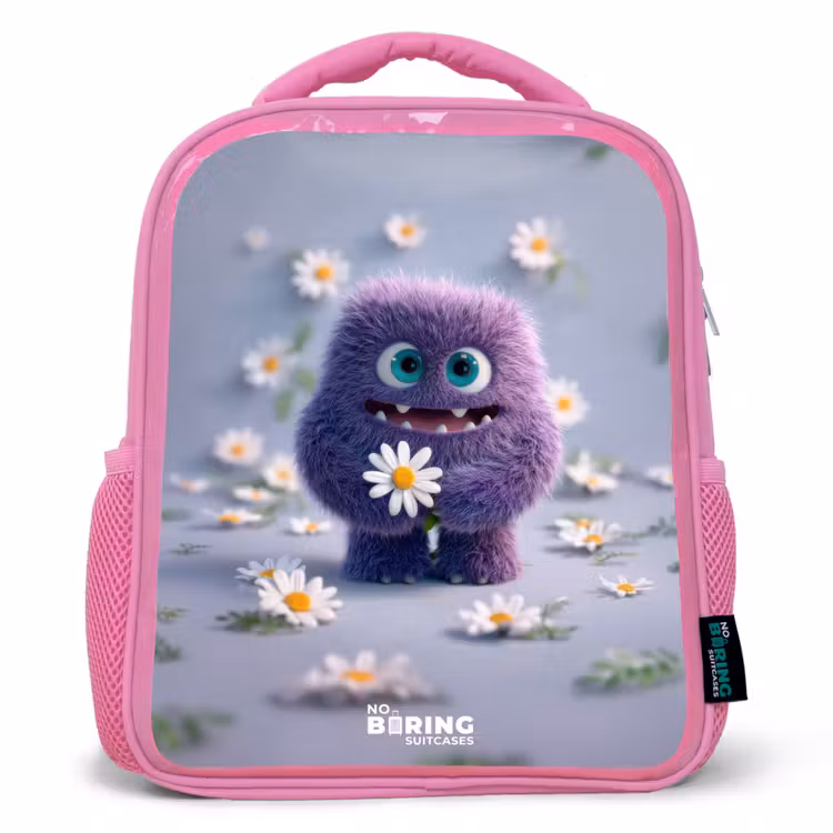 Sac à dos enfant - Rose - Paars Pluizig Vriendje met Madelief — 1
