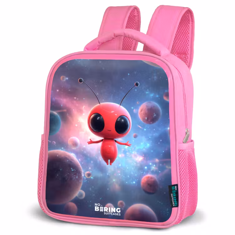 Sac à dos enfant - Rose - Rood Ruimtewezen in Kosmische Dans — 4