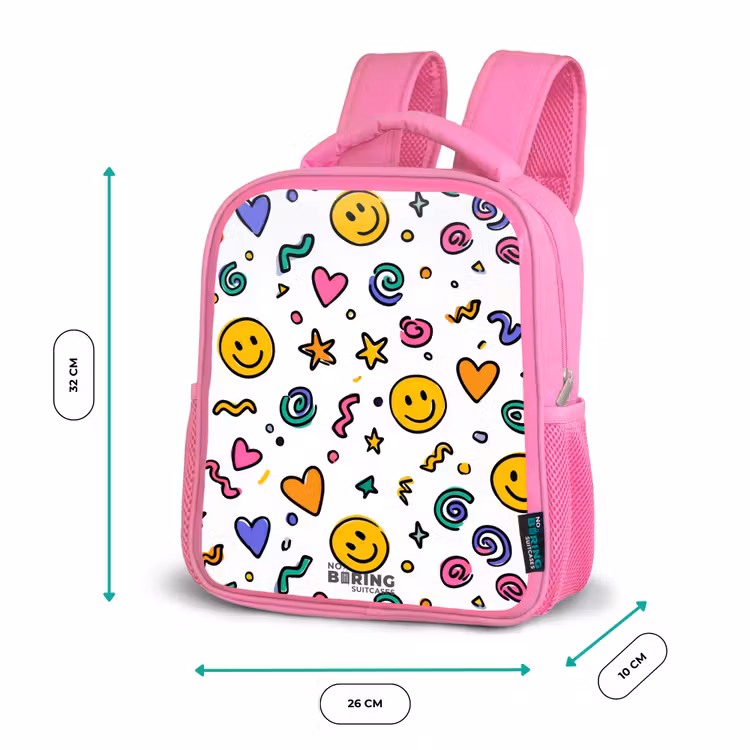 Sac à dos enfant - Rose - Smiley - Hartje - Ster — 3
