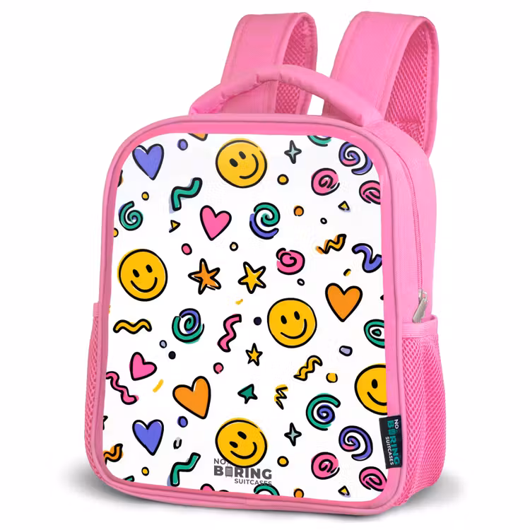 Sac à dos enfant - Rose - Smiley - Hartje - Ster — 4