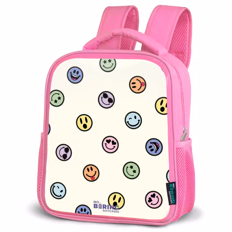 Sac à dos enfant - Rose - Speelse smiley-mix — 4