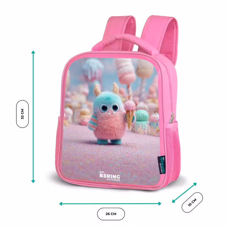 Sac à dos enfant - Rose - Zoet Monstersnoep Avontuur — 3