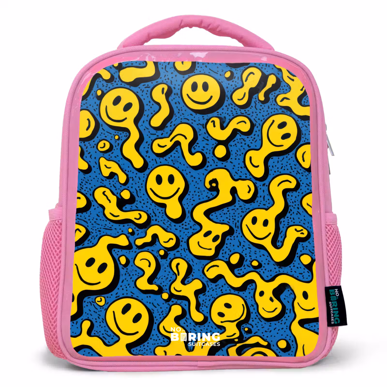 Sac à dos enfant - Rose - Smiley - Blauw - Geel — 1