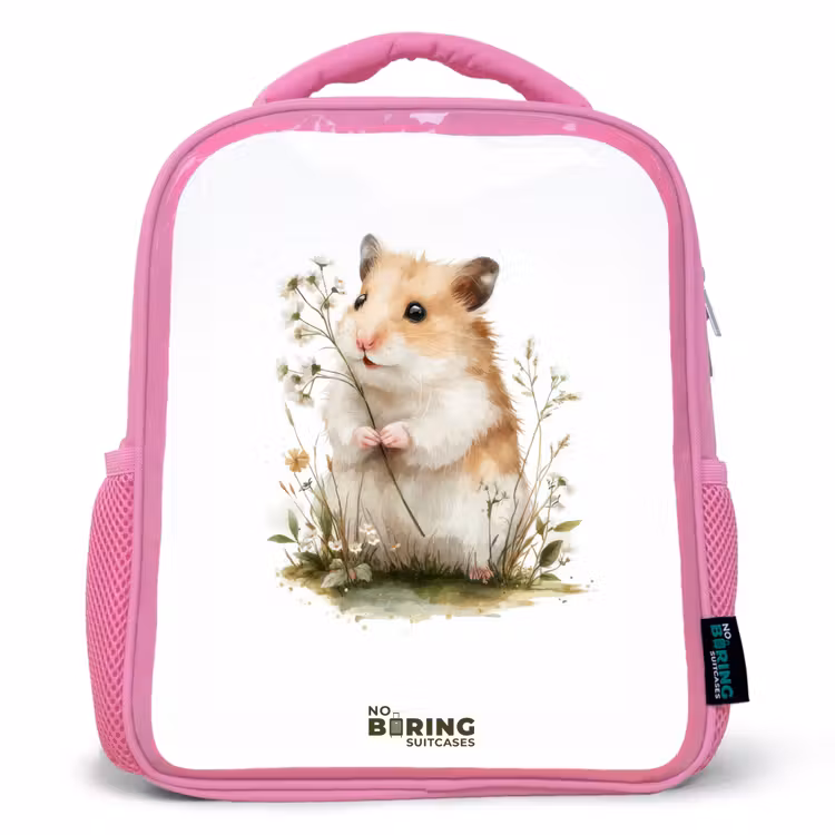 Sac à dos enfant - Rose - Dier - Natuur - Hamster — 1