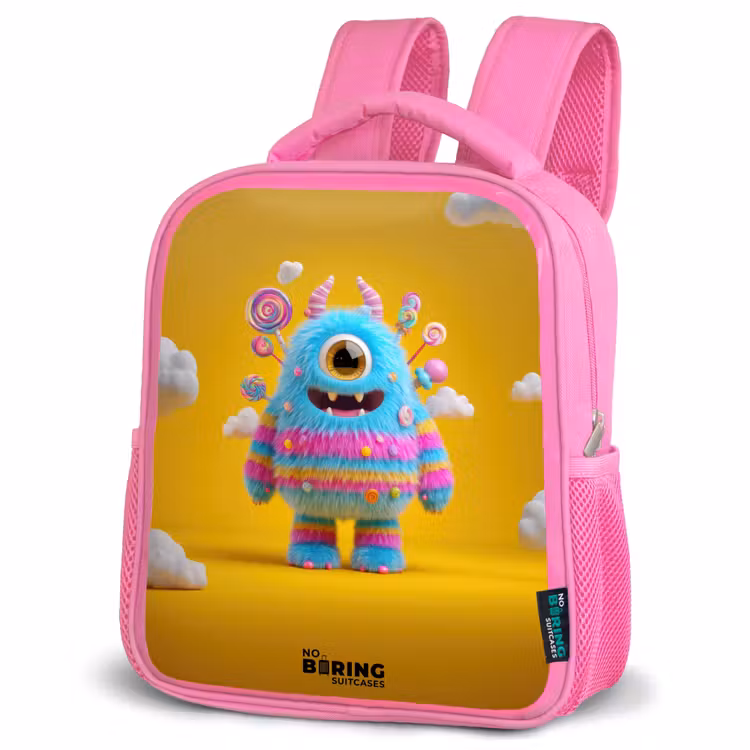 Sac à dos enfant - Rose - Snoep - Monster - Regenboog — 4
