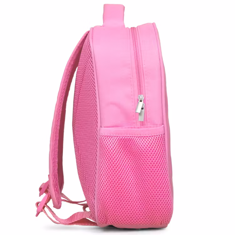 Enfant sac à dos - Rose - Fleurs - Motif - Bleu — 5