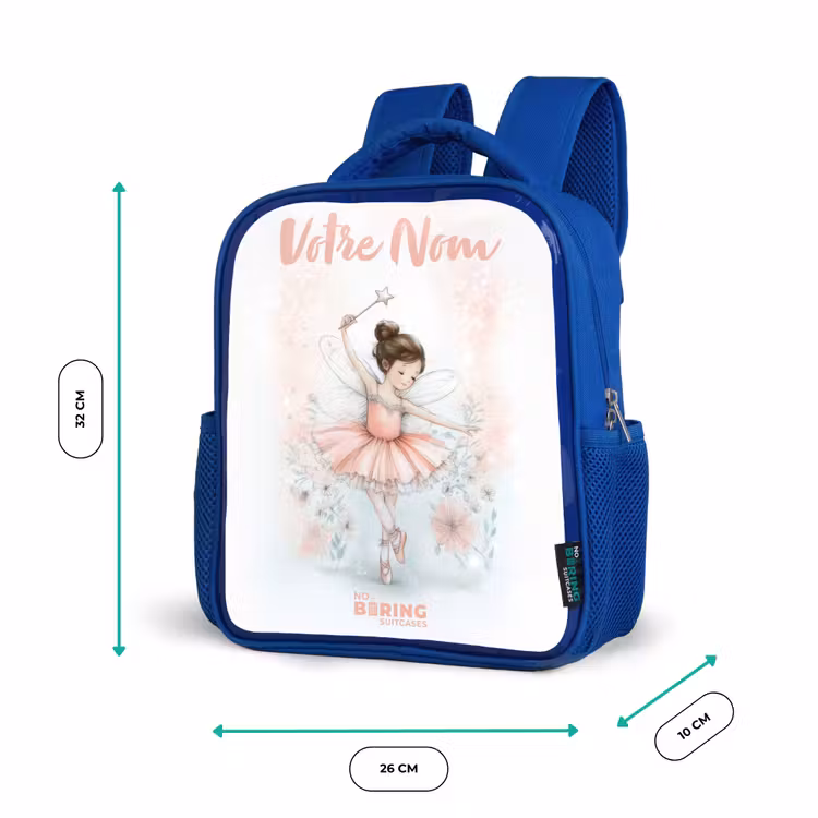 Sac à dos enfant - Bleu - Ballerine - Elfe - Fée — 6