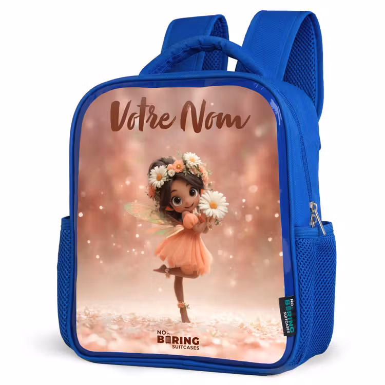 Sac à dos enfant - Bleu - Fée avec marguerites — 7