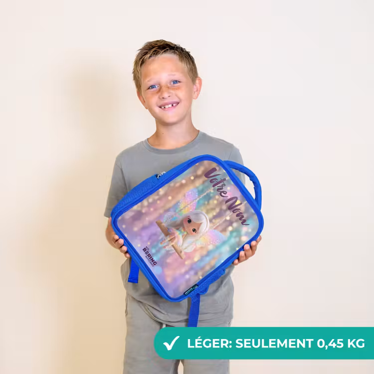 Sac à dos enfant - Bleu - Fée - Elfe - Arc-en-ciel — 3
