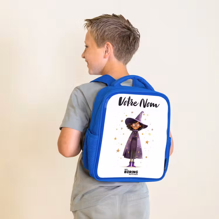 Sac à dos enfant - Bleu - La cape violette du sorcier — 2