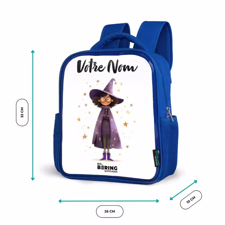 Sac à dos enfant - Bleu - La cape violette du sorcier — 6