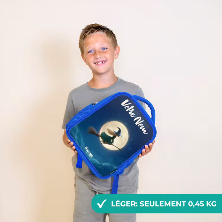 Sac à dos enfant - Bleu - Sorcière au clair de lune — 3