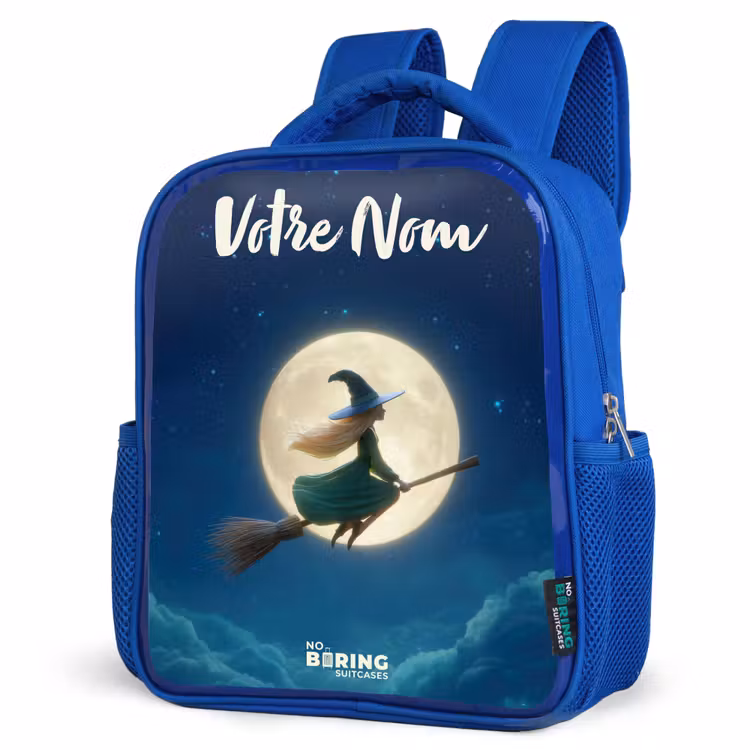 Sac à dos enfant - Bleu - Sorcière au clair de lune — 7