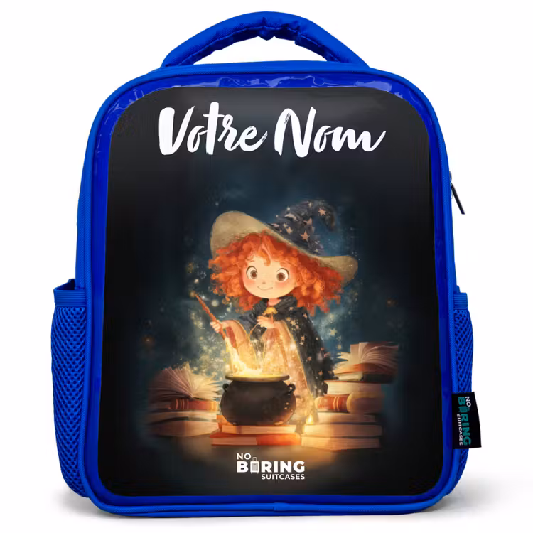 Sac à dos enfant - Bleu - Sorcière avec potion étincelante — 1